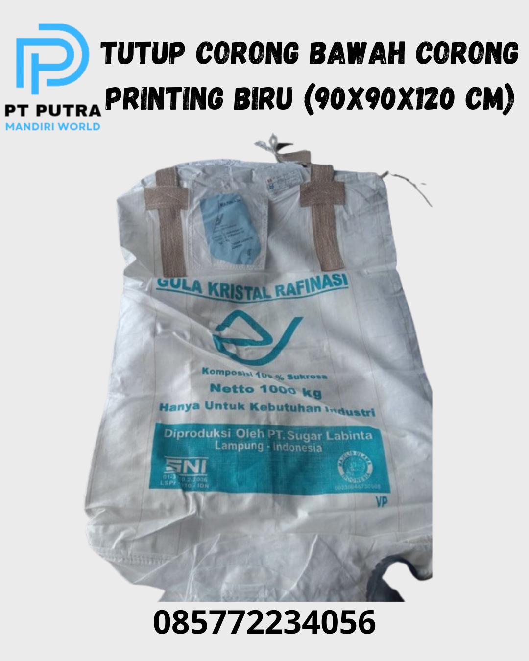 tulisan biru